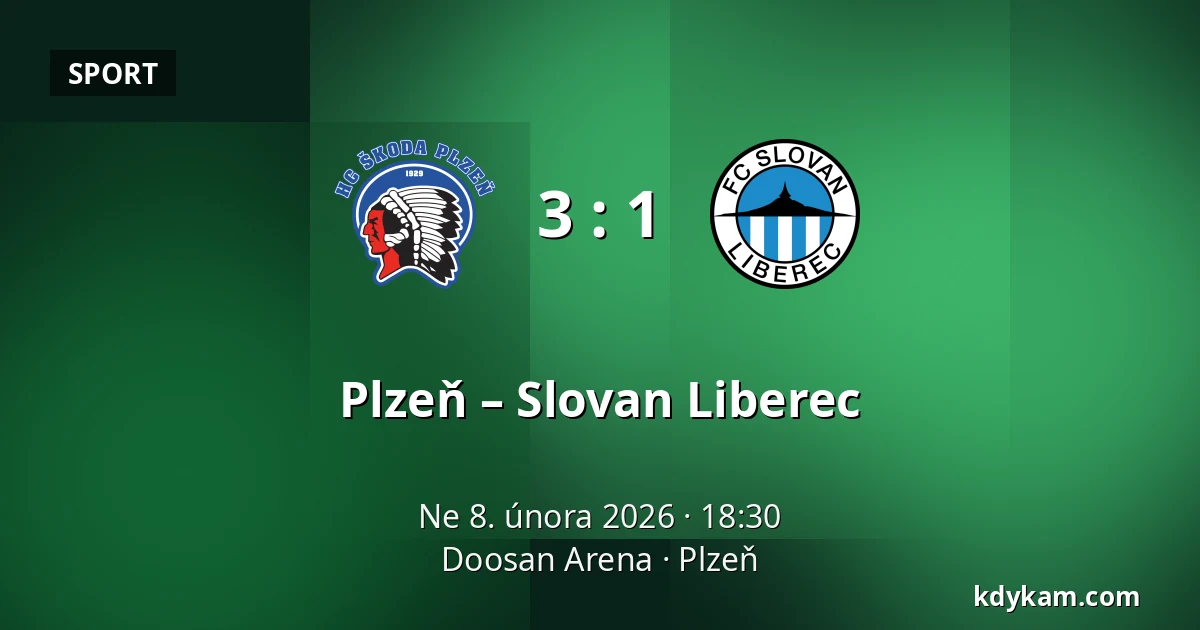 Plzeň – Slovan Liberec — Doosan Arena, Plzeň