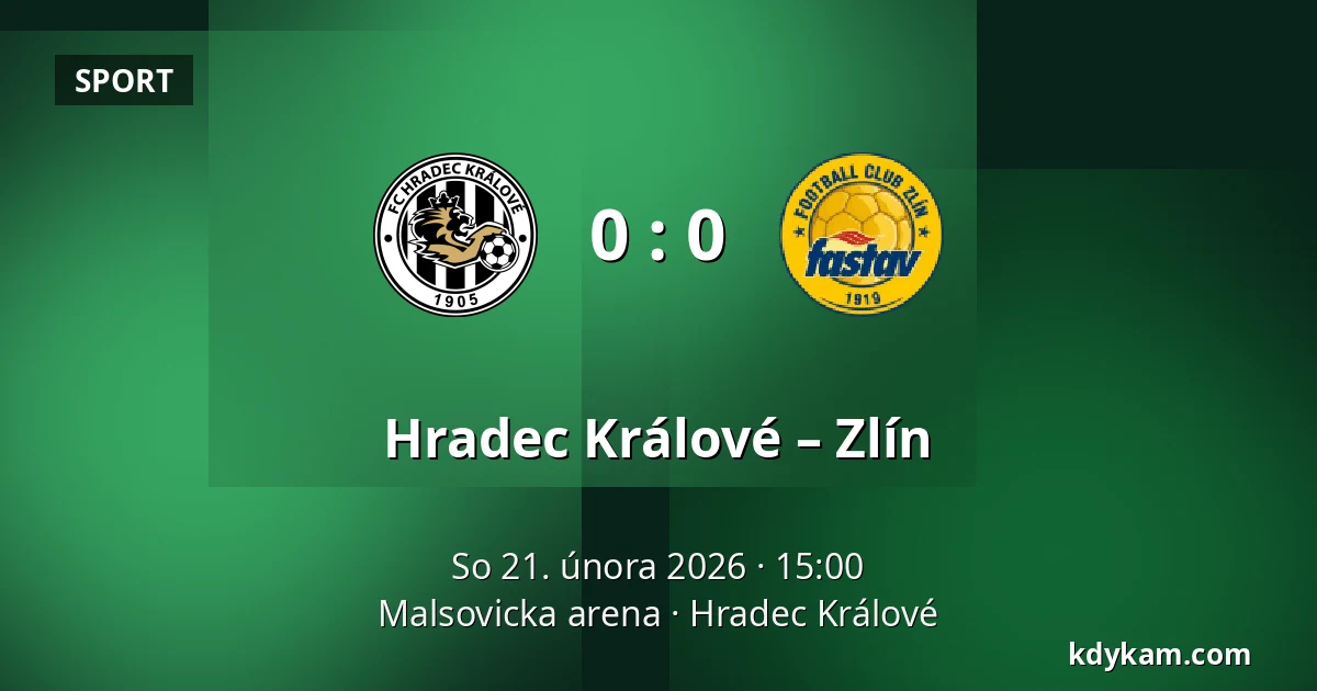 Hradec Králové – Zlín — Malsovicka arena, Hradec Králové