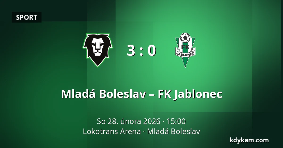 Mladá Boleslav – FK Jablonec — Lokotrans Arena, Mladá Boleslav