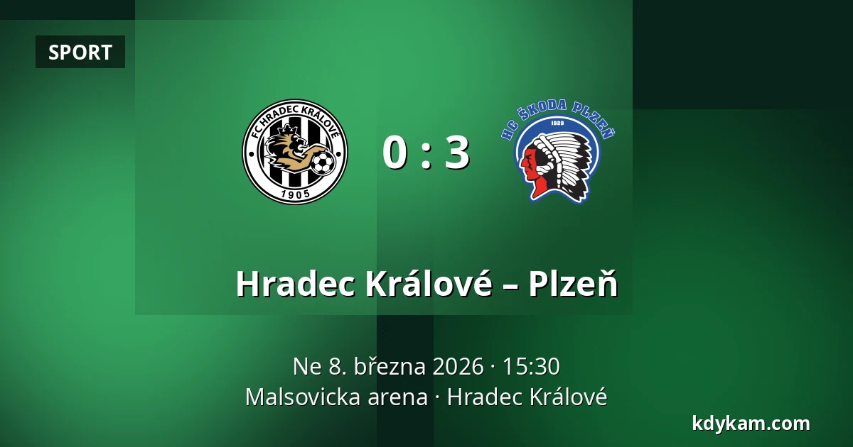 Hradec Králové – Plzeň — Malsovicka arena, Hradec Králové