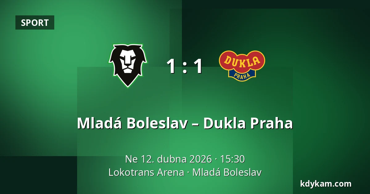 Mladá Boleslav – Dukla Praha — Lokotrans Arena, Mladá Boleslav
