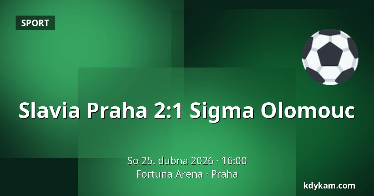 Slavia Praha – Sigma Olomouc — Fortuna Arena, Praha