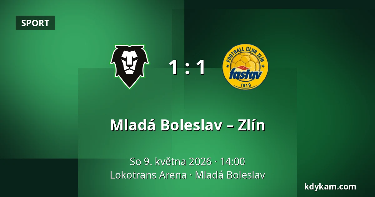 Mladá Boleslav – Zlín — Lokotrans Arena, Mladá Boleslav