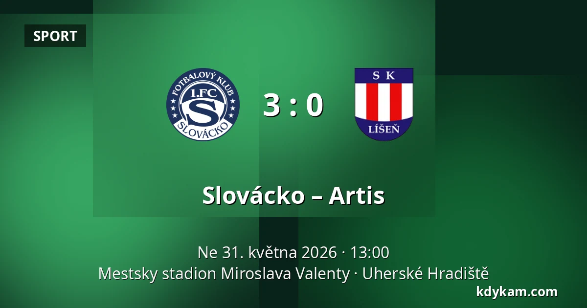 Slovácko – Artis — Mestsky stadion Miroslava Valenty, Uherské Hradiště