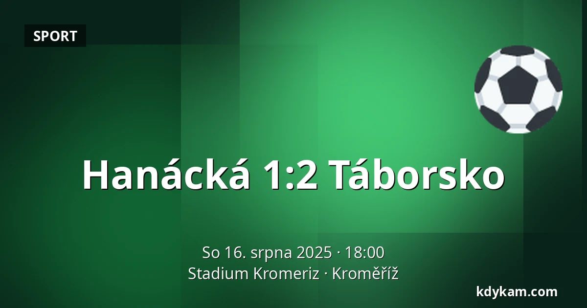 Hanácká – Táborsko — Stadium Kromeriz, Kroměříž