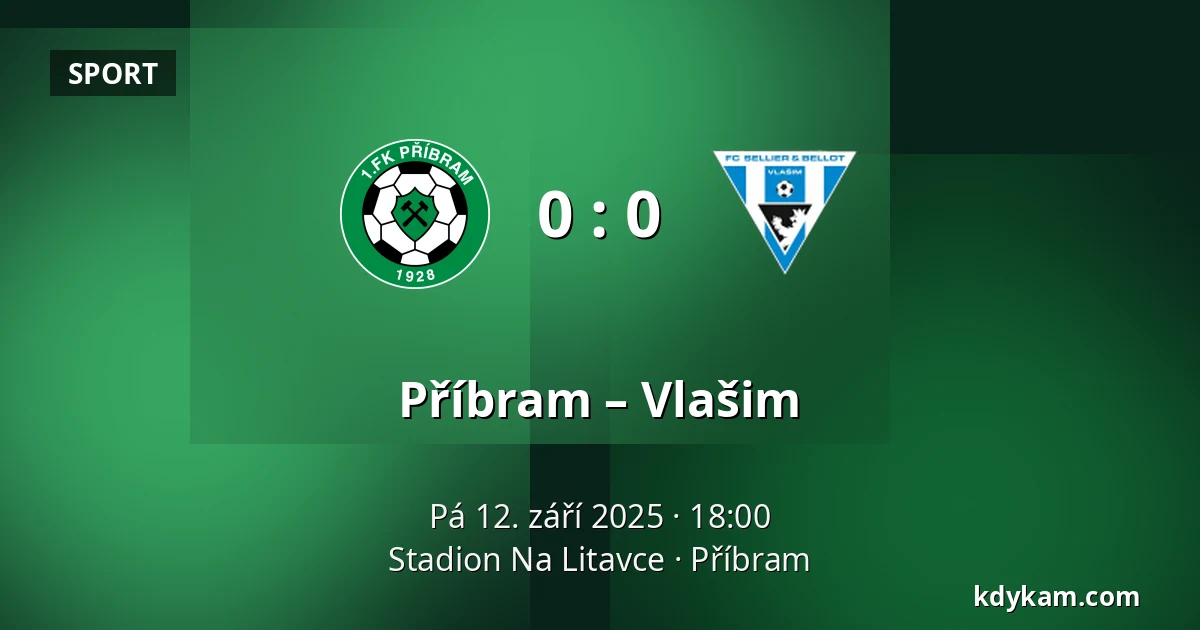 Příbram – Vlašim — Stadion Na Litavce, Příbram