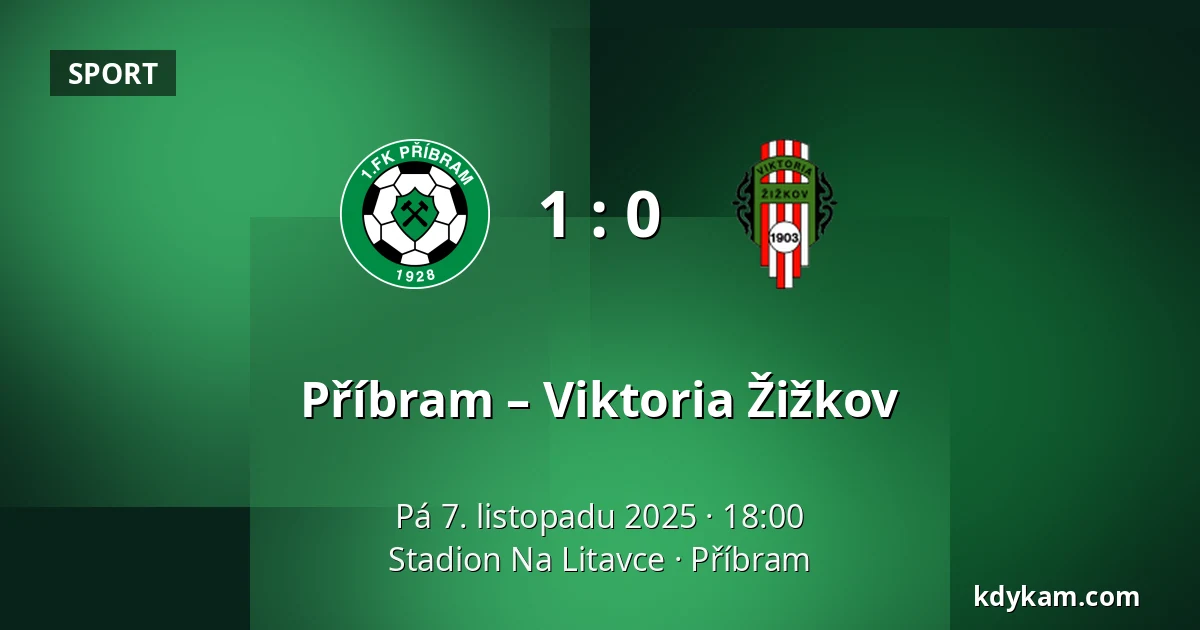 Příbram – Viktoria Žižkov — Stadion Na Litavce, Příbram