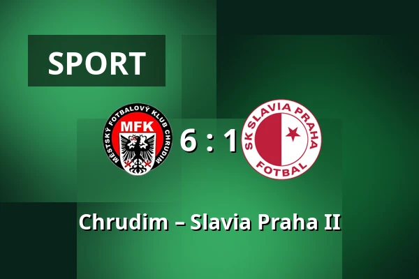 Chrudim – Slavia Praha II — Stadion Arnosta Kostala, Pardubice