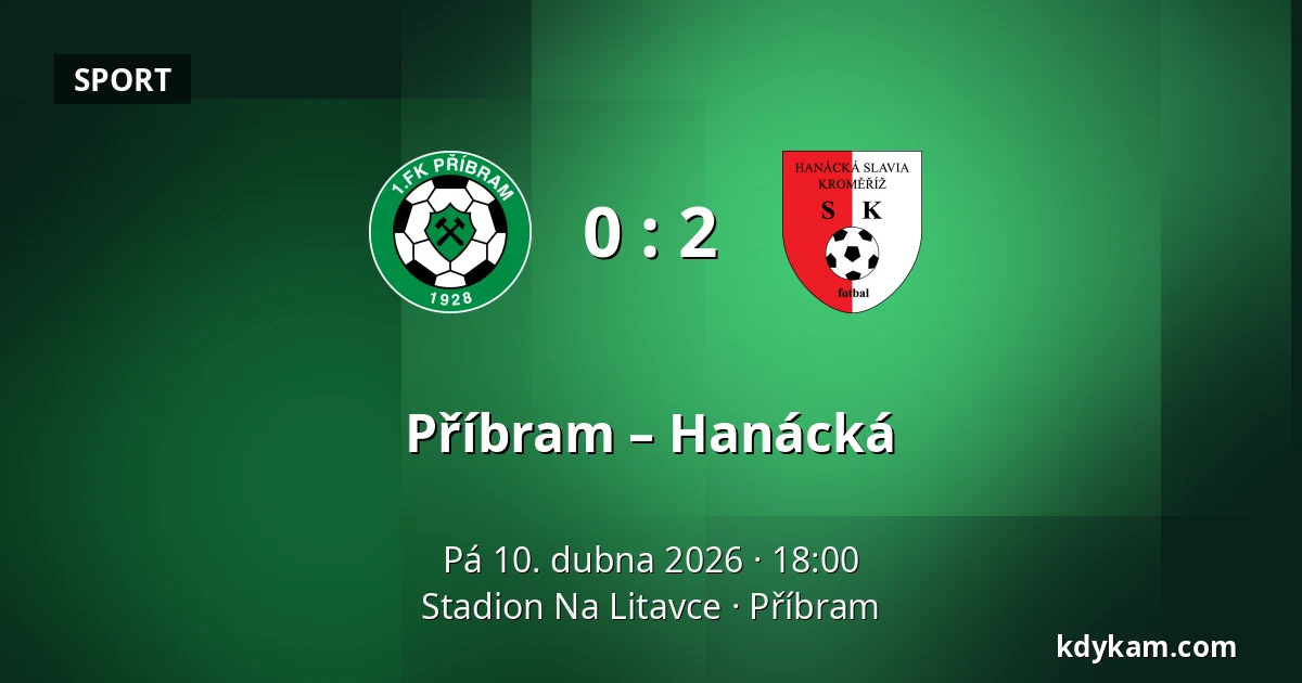 Příbram – Hanácká — Stadion Na Litavce, Příbram