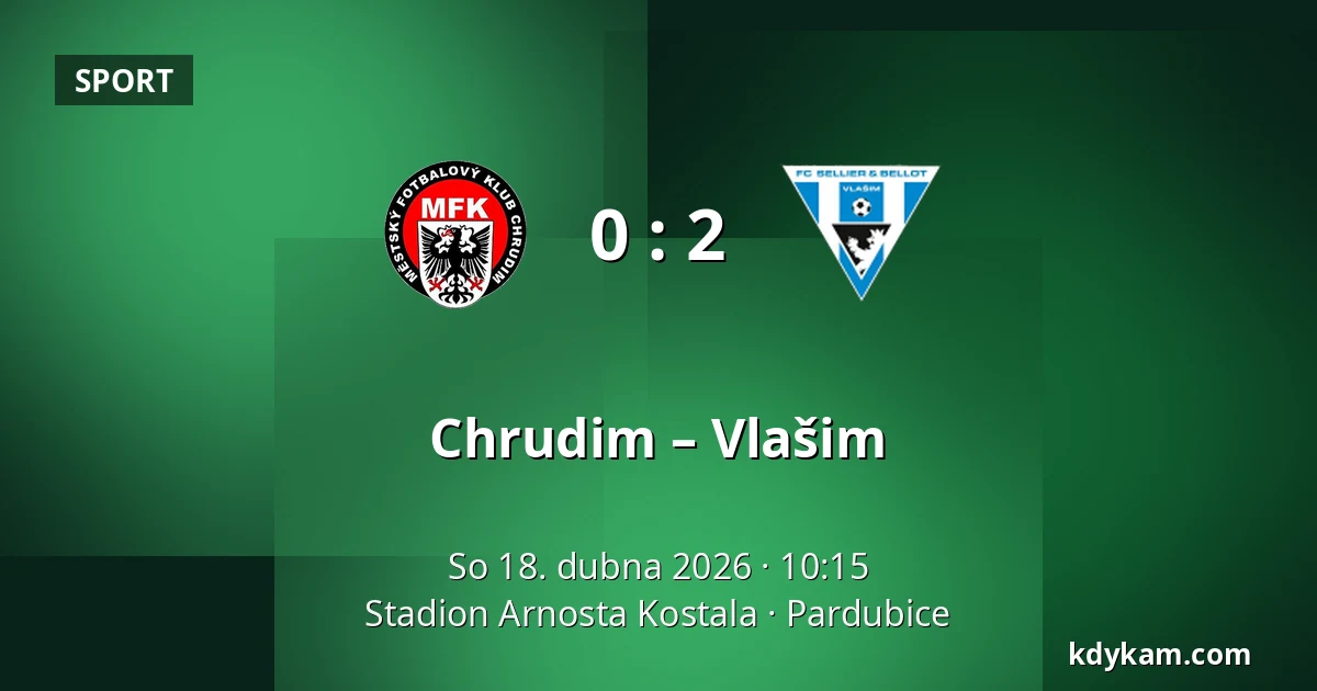 Chrudim – Vlašim — Stadion Arnosta Kostala, Pardubice