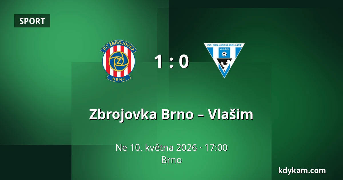 Zbrojovka Brno – Vlašim — Brno