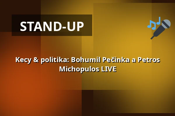 Kecy & politika: Bohumil Pečinka a Petros Michopulos LIVE — Měšťanská beseda, Plzeň