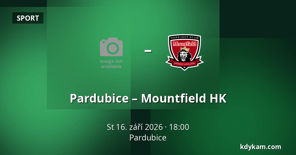 Pardubice – Mountfield HK — Pardubice