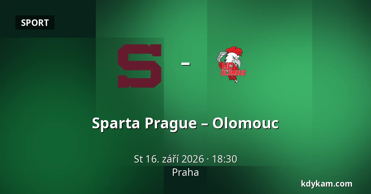 Sparta Prague – Olomouc — Praha