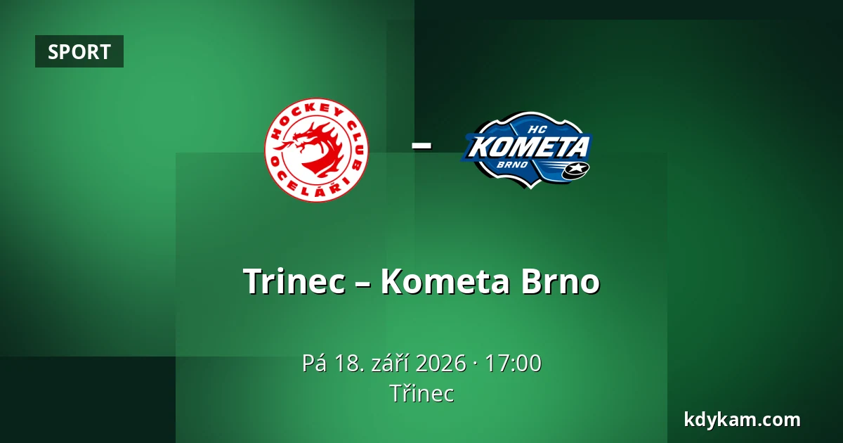 Trinec – Kometa Brno — Třinec