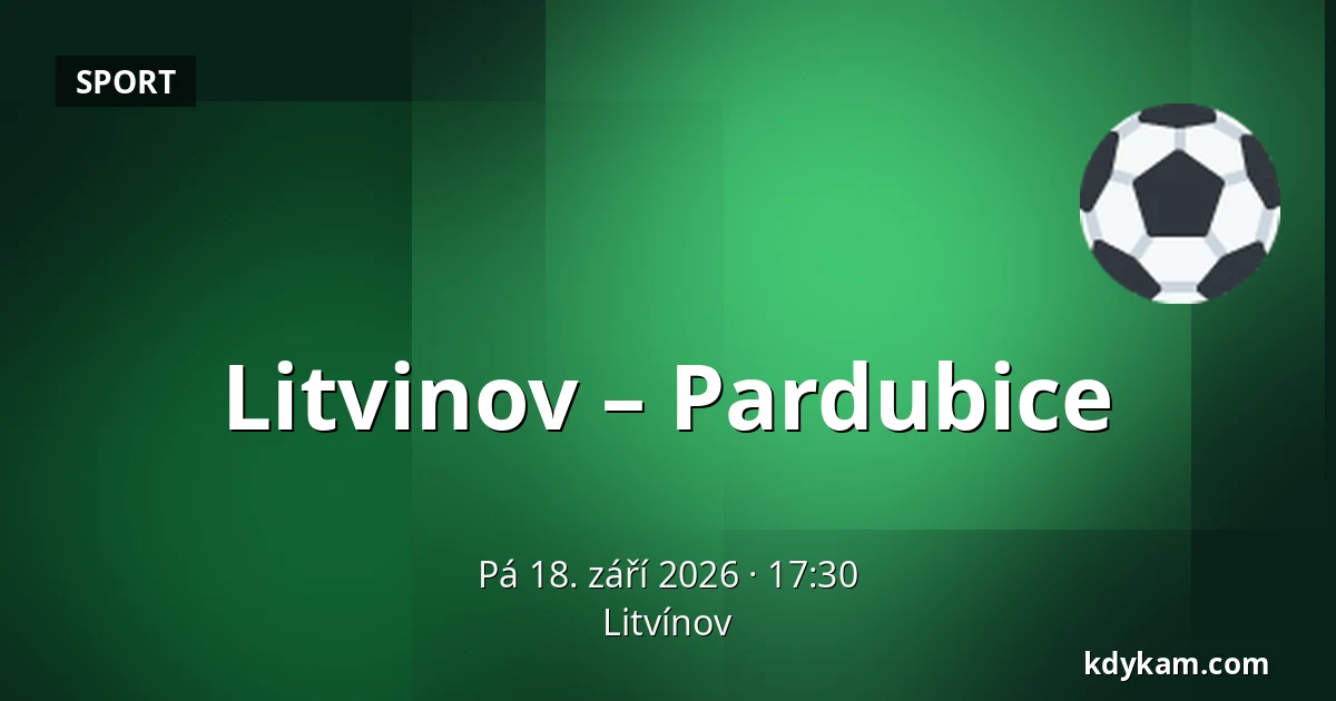 Litvinov – Pardubice — Litvínov