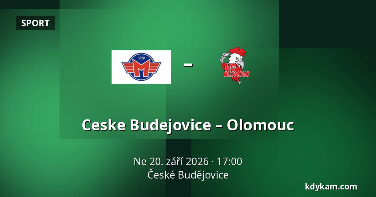 Ceske Budejovice – Olomouc — České Budějovice
