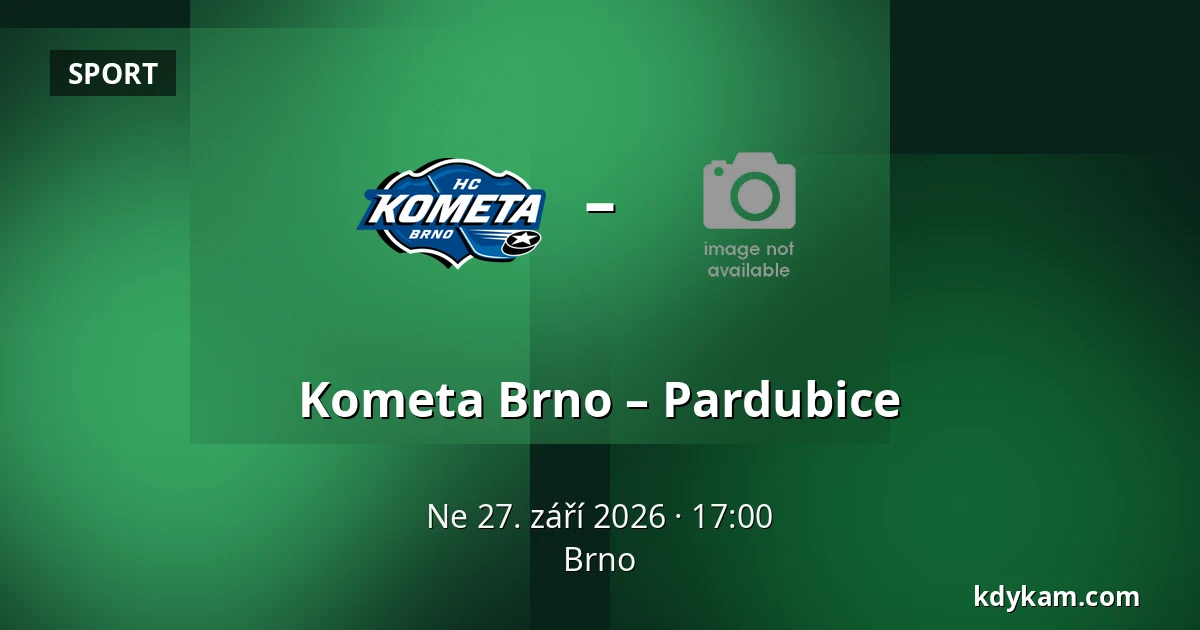Kometa Brno – Pardubice — Brno