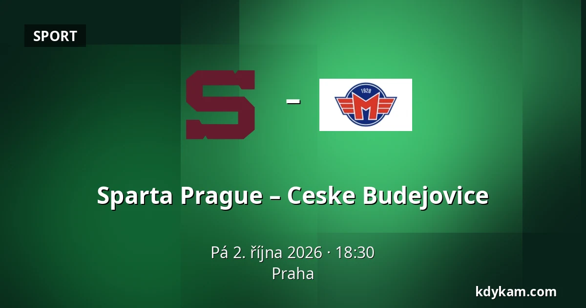 Sparta Prague – Ceske Budejovice — Praha