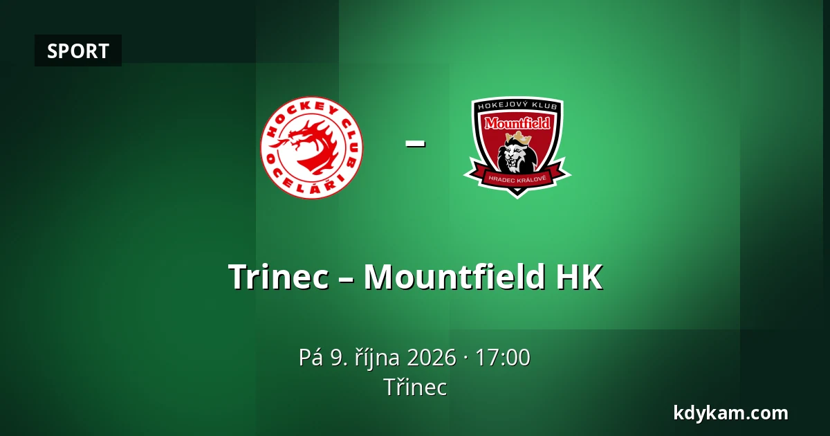 Trinec – Mountfield HK — Třinec