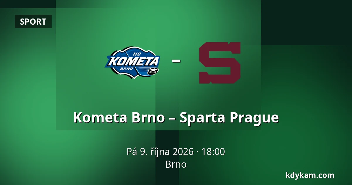 Kometa Brno – Sparta Prague — Brno