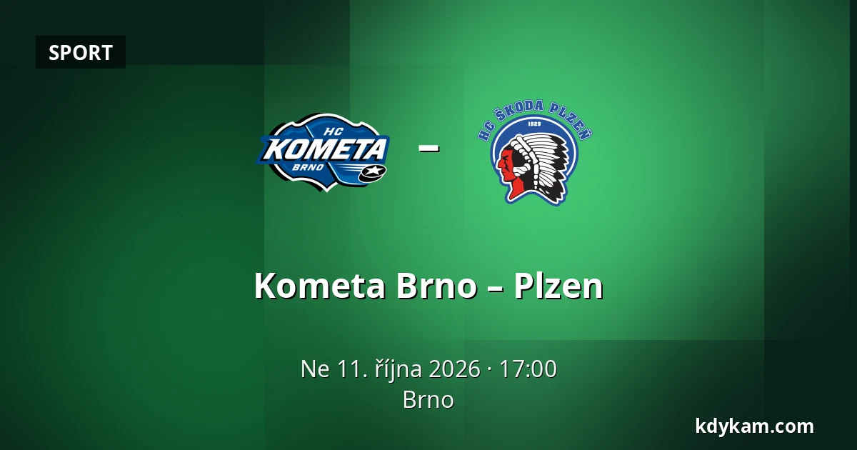 Kometa Brno – Plzen — Brno