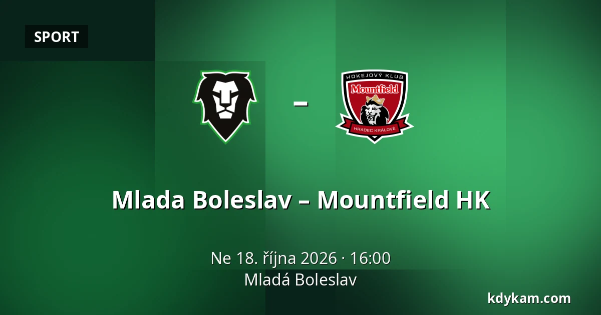 Mlada Boleslav – Mountfield HK — Mladá Boleslav