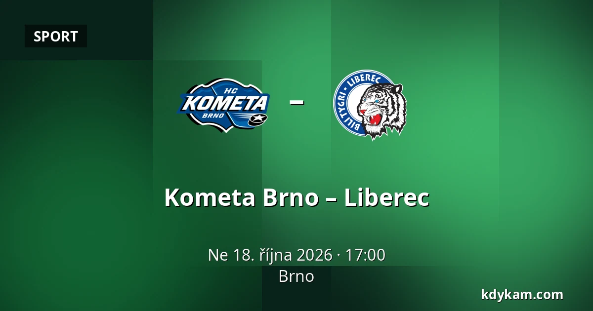 Kometa Brno – Liberec — Brno