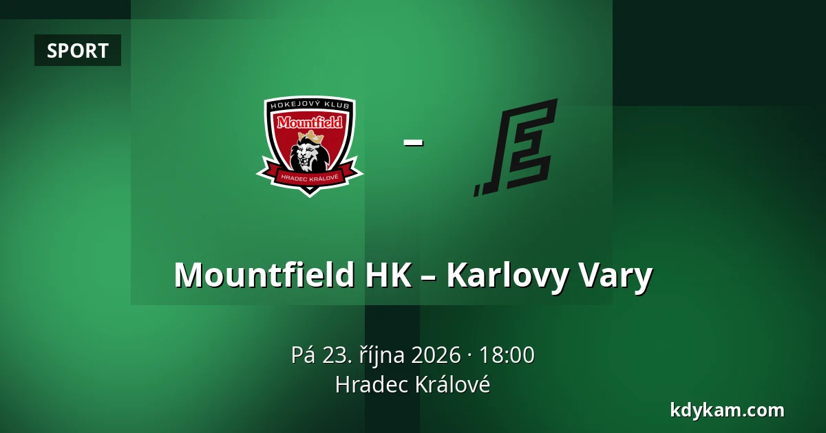 Mountfield HK – Karlovy Vary — Hradec Králové