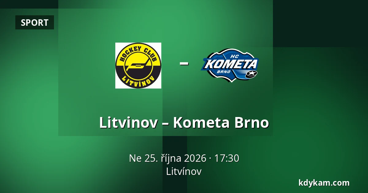 Litvinov – Kometa Brno — Litvínov