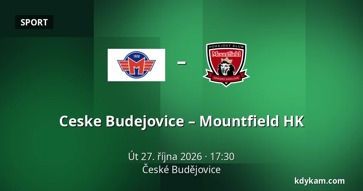 Ceske Budejovice – Mountfield HK — České Budějovice