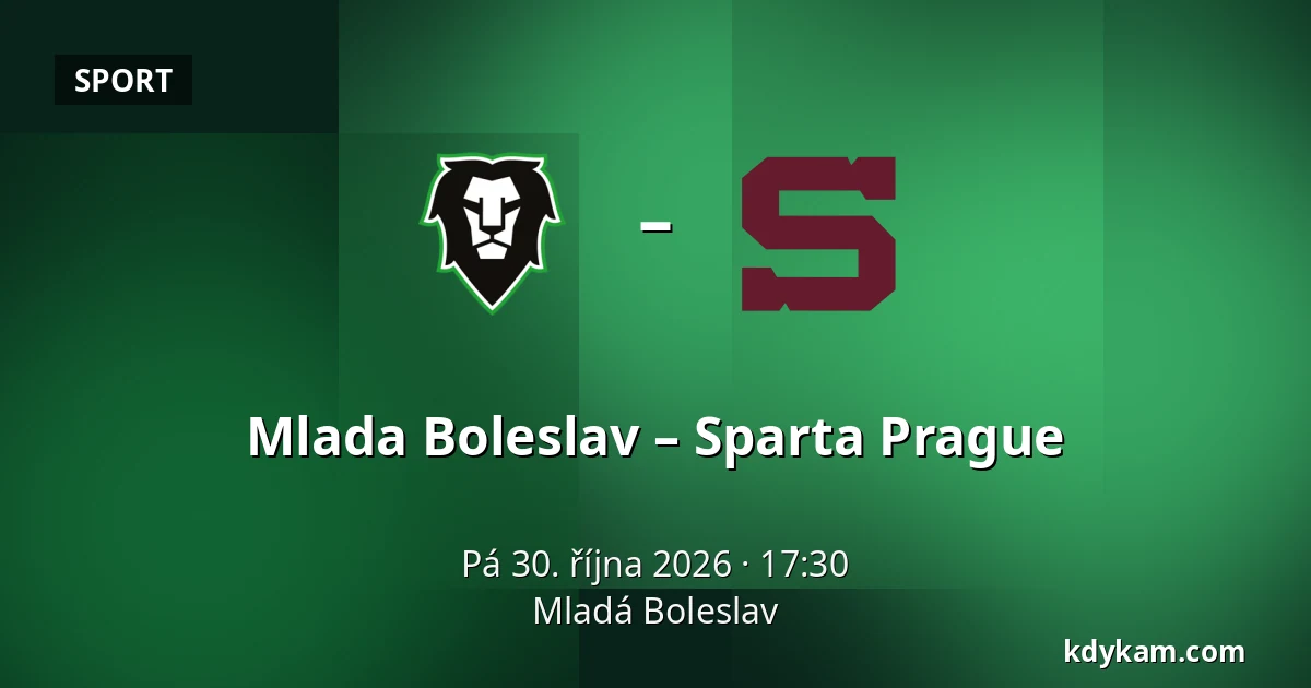 Mlada Boleslav – Sparta Prague — Mladá Boleslav