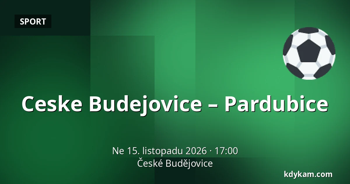 Ceske Budejovice – Pardubice — České Budějovice