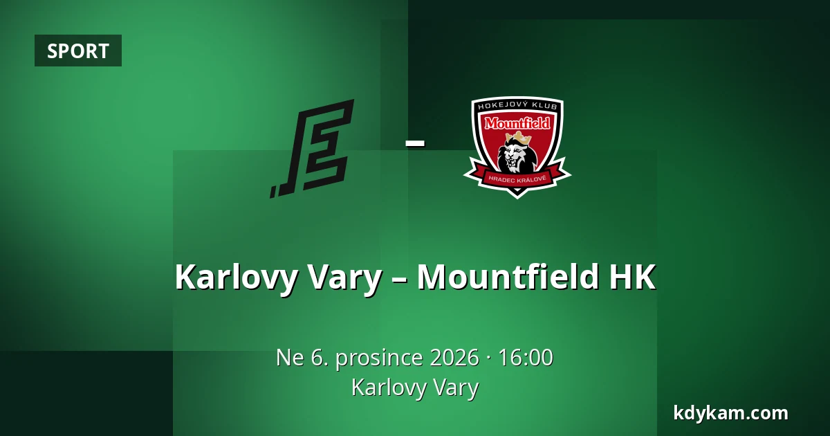 Karlovy Vary – Mountfield HK — Karlovy Vary