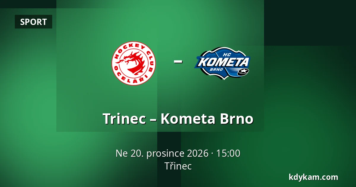 Trinec – Kometa Brno — Třinec