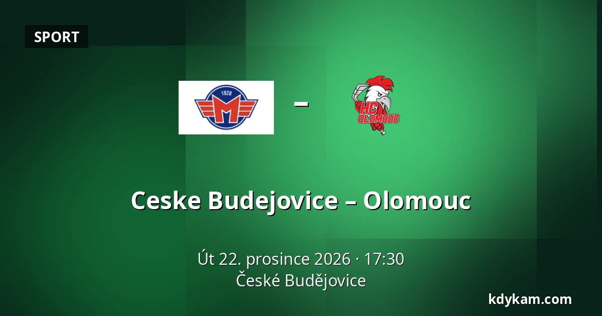 Ceske Budejovice – Olomouc — České Budějovice