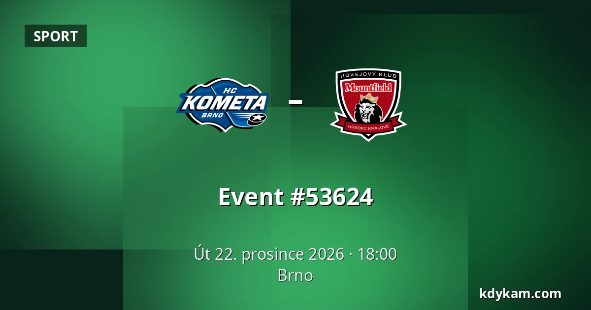 Kometa Brno – Mountfield HK — Brno