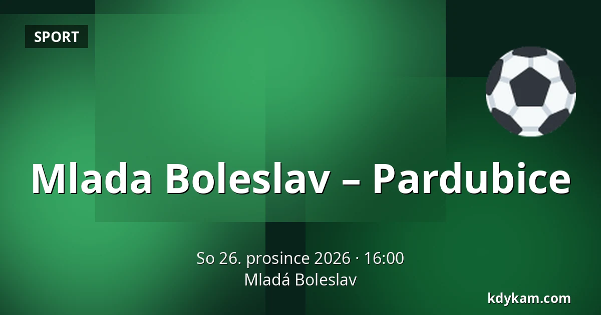 Mlada Boleslav – Pardubice — Mladá Boleslav