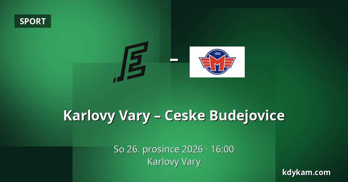 Karlovy Vary – Ceske Budejovice — Karlovy Vary