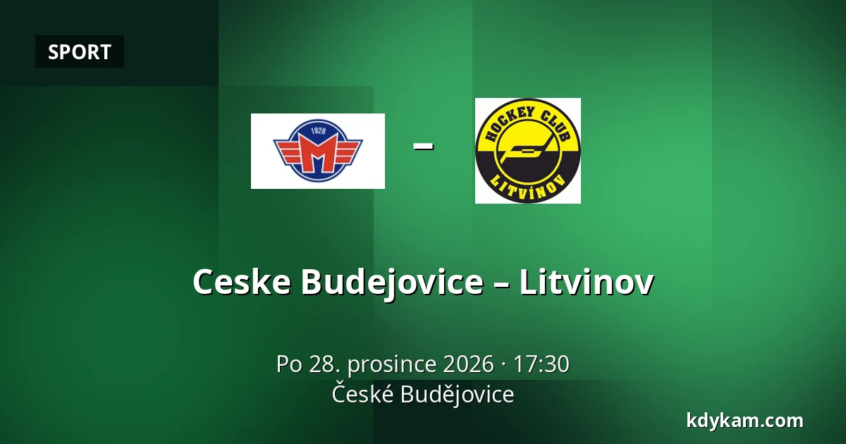 Ceske Budejovice – Litvinov — České Budějovice