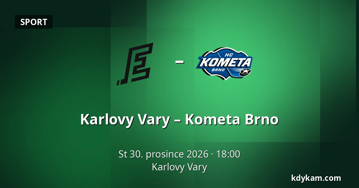 Karlovy Vary – Kometa Brno — Karlovy Vary