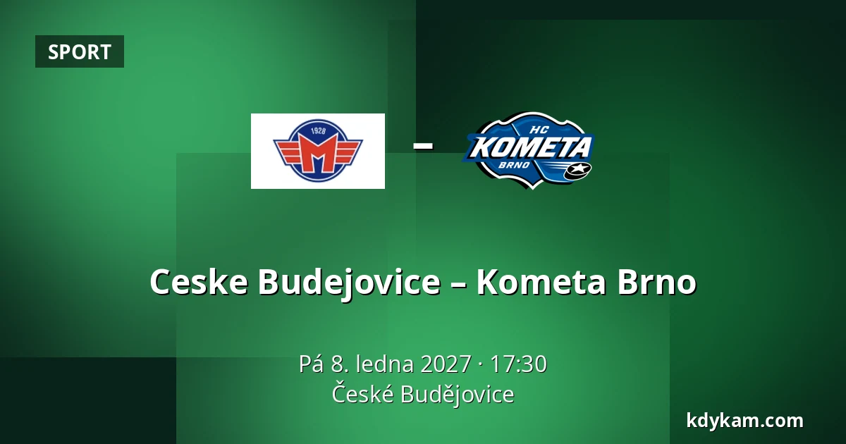 Ceske Budejovice – Kometa Brno — České Budějovice