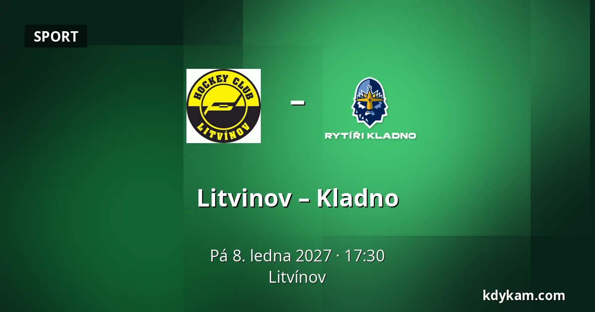 Litvinov – Kladno — Litvínov
