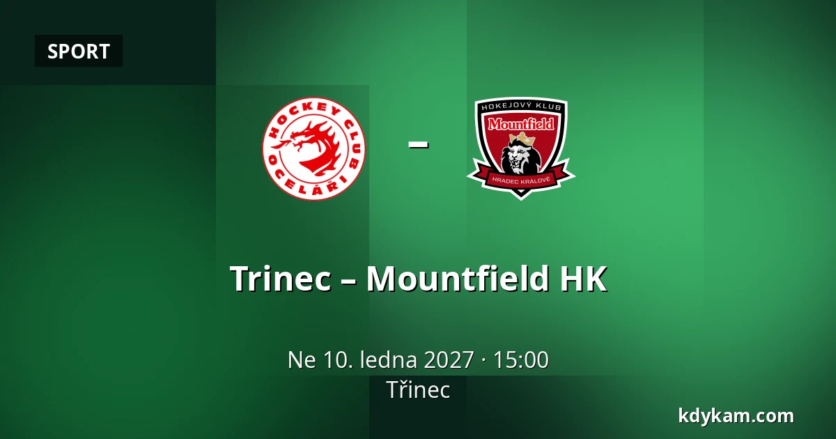 Trinec – Mountfield HK — Třinec