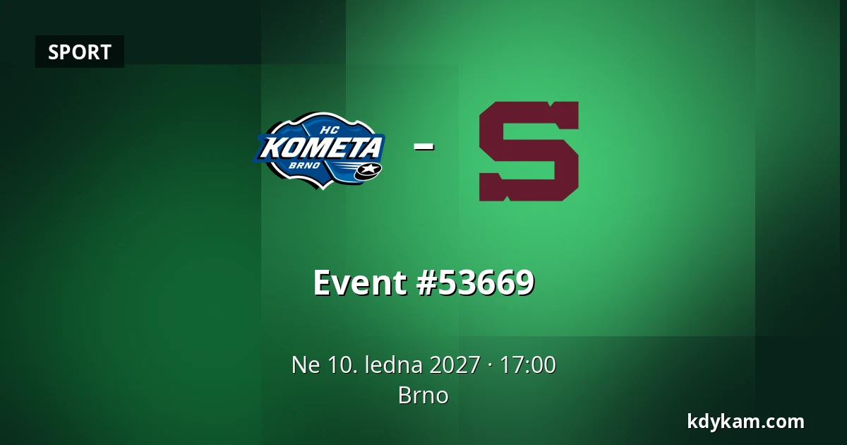 Kometa Brno – Sparta Prague — Brno
