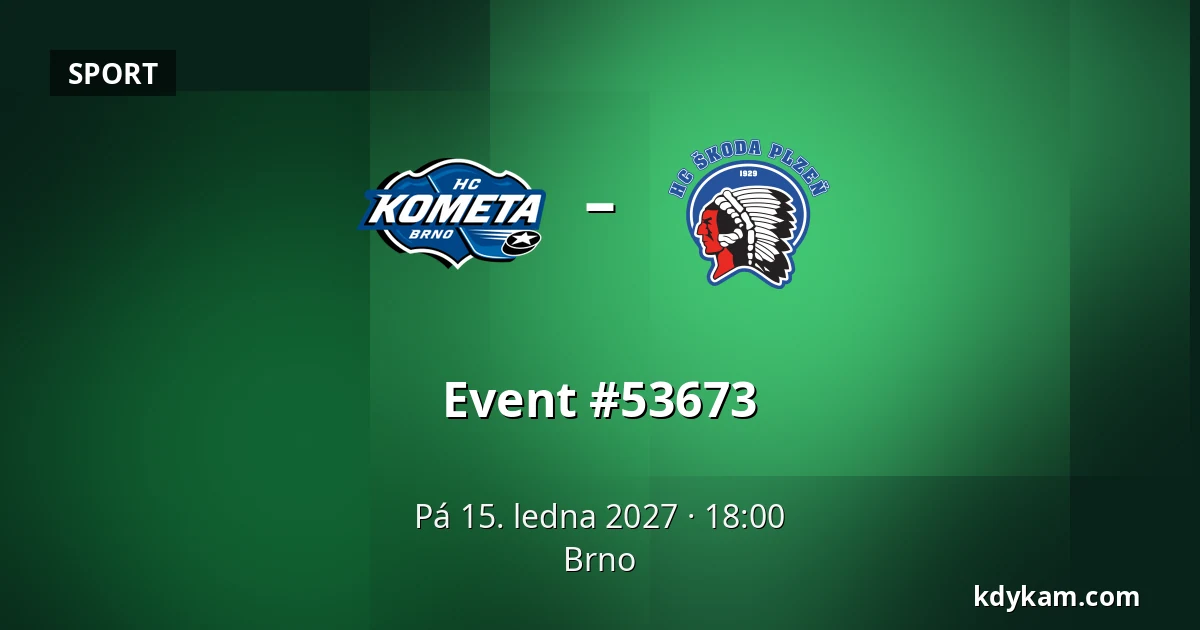 Kometa Brno – Plzen — Brno