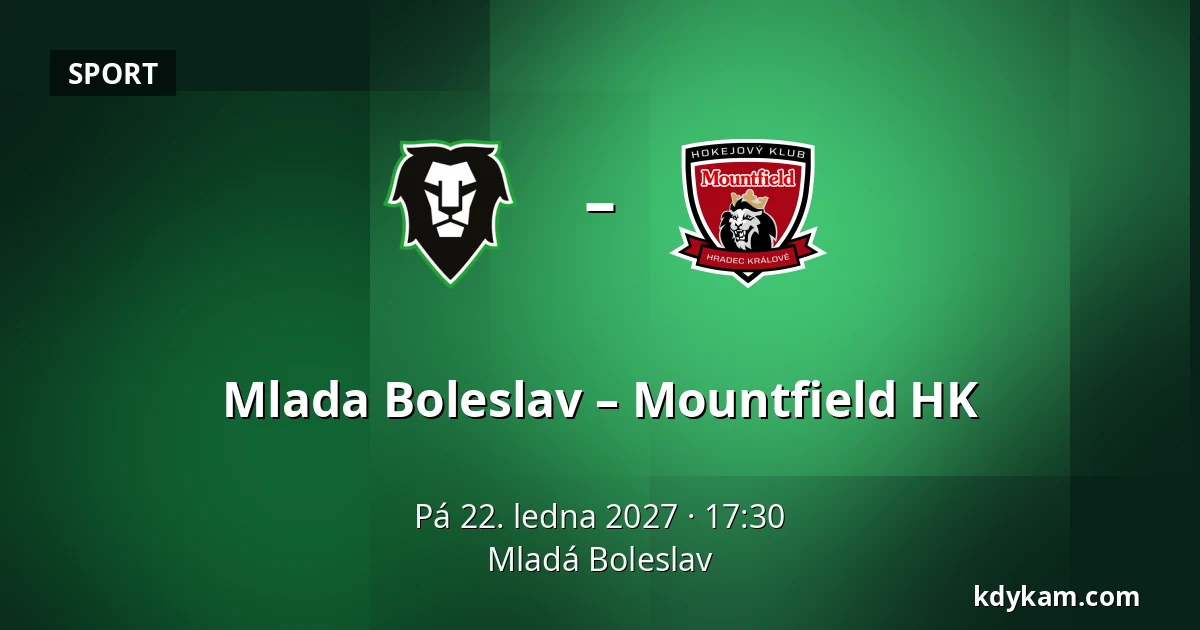 Mlada Boleslav – Mountfield HK — Mladá Boleslav