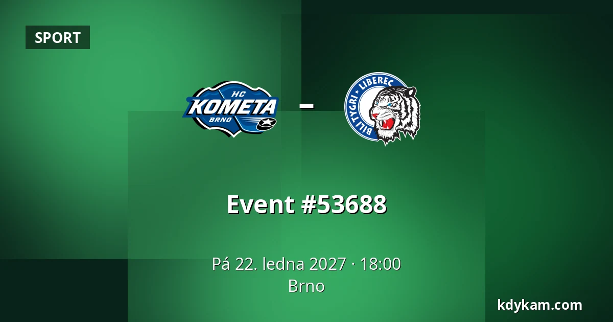 Kometa Brno – Liberec — Brno