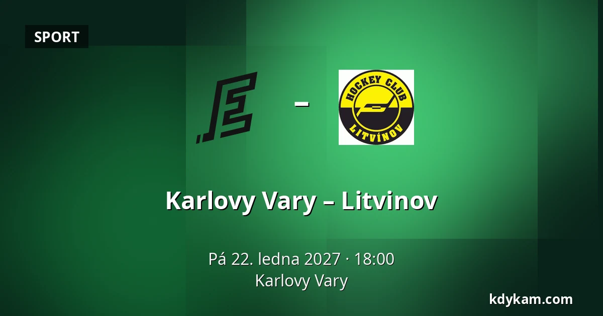 Karlovy Vary – Litvinov — Karlovy Vary
