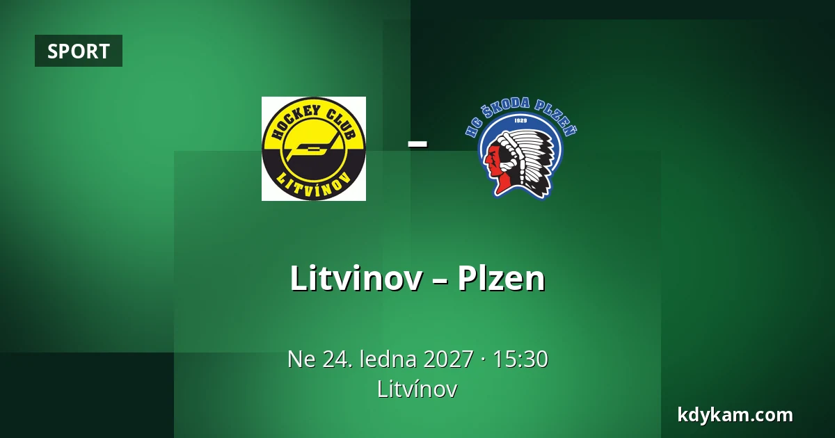 Litvinov – Plzen — Litvínov